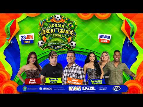 ARRAIÁ DO BREJO GRANDE 2026 - 23 DE JUNHO!
