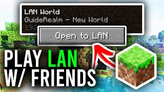 How To Play Minecraft LAN With Friends - Full Guide