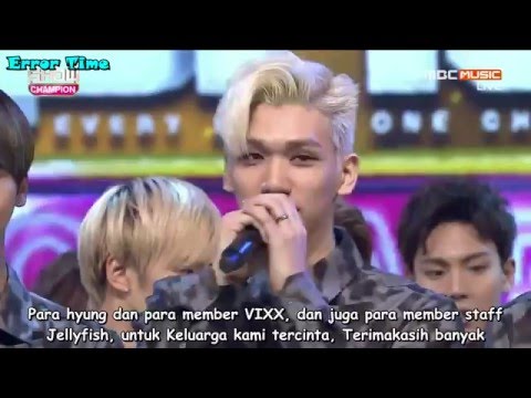 [INDOSUB] 151118 VIXX Chained Up 2nd Win - Show Champion