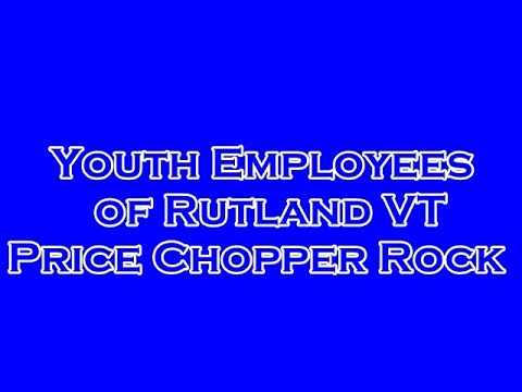 Youth Employees of Rutland VT Price Chopper Rock Oct 11th 2022