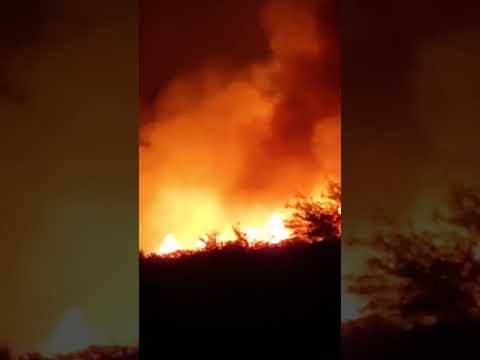 Fuego en General San Martin La Pampa