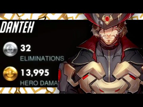 Danteh Pro McCree gameplay! [ Overwatch Season 27 Top 500 ]