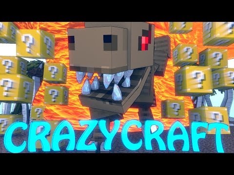 Minecraft | CrazyCraft - OreSpawn Modded Survival Ep 86 - "T-REX DINOSAURS MOD"
