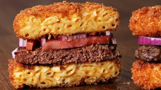 Mac And Cheese Bun Burger