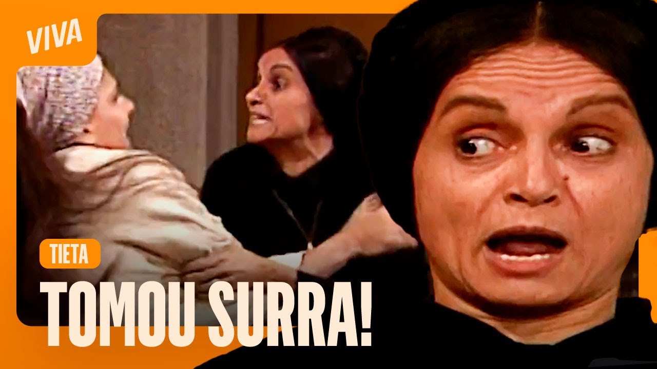 APANHOU! TONHA DÁ UMA SURRA EM PERPÉTUA APÓS DISCUSSÃO | TIETA | CENAS MARCANTES