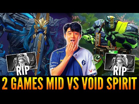 ABED Has 2 Fast Games vs Void Spirit on Mid | First Game With Tiny And Second Game With Earth Spirit