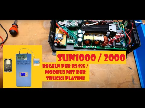 SUN 1000 / 2000 GTIL Control with the "Trucki Board" - RS485 & ModBus