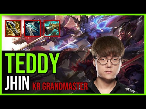 Teddy - JHIN vs. APHELIOS ADC | KR Grandmaster