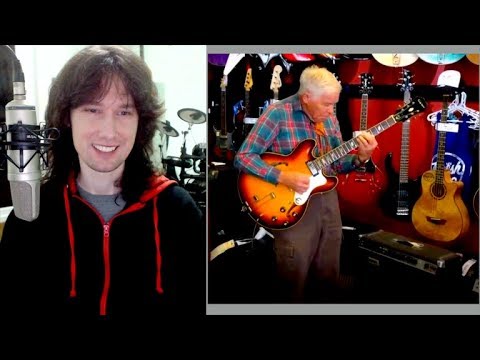 British guitarist analyses the shredding 81 year old Bob Wood!!!