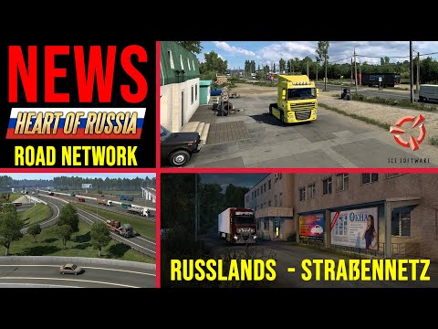ETS2 Heart of Russia DLC NEWS 🚨 Heart of Russia  - Road Network ᐅ Russlands - Straßennetz