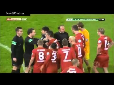 KSC - MSV Duisburg 31.10.2012 DFB Pokal Alle Tore Highlights