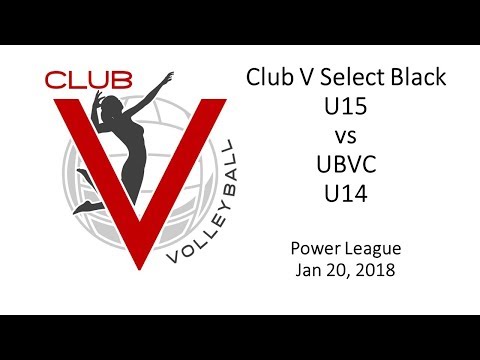 Club V Select Black U15  vs UBVC U14 1-20-18