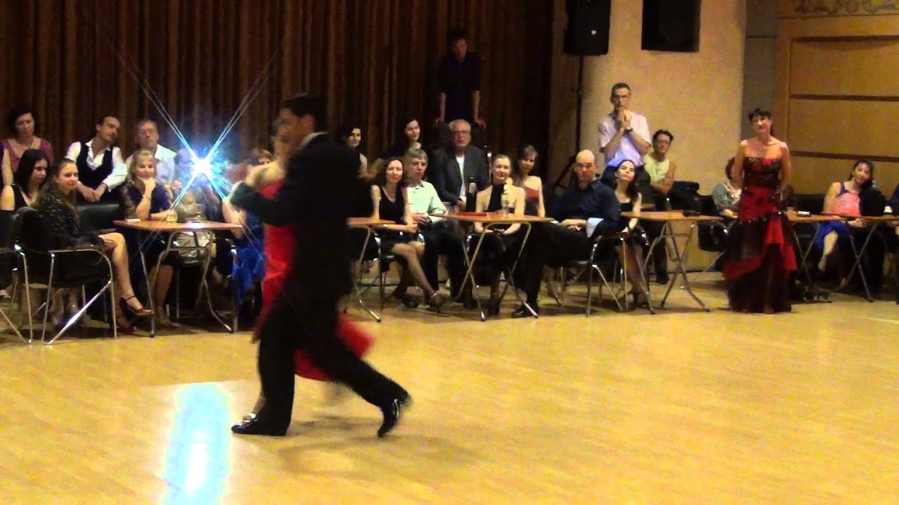Hernan Rodriguez y Florencia Labiano. Festival "Days of a tango 2014. St. Petersburg. 1 performance.