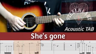 Download lagu Steelheart - She's Gone | Acoustic Guitar | Lesson   TAB | Tutorial mp3