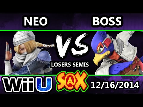 S@X - WS | Boss (Luigi, Falco) Vs. Neo (sheik) SSb4 Losers Semis - Smash 4 Wii U