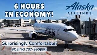 6 Hours on ALASKA AIRLINES Boeing 737-900ER – Honest Review!