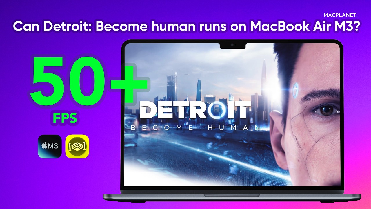  I Played Detroit: Become Human on a MacBook Air!