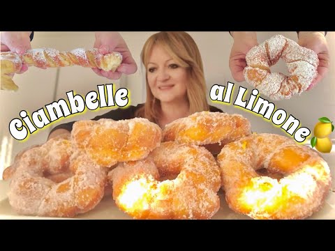 CIAMBELLE SOFFICI AL LIMONE 🍋 INTRECCIATE 🍋 SENZA PATATE Tutti a tavola