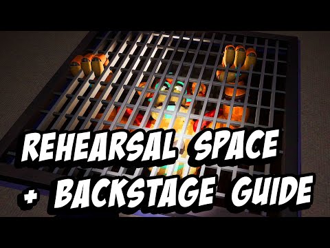 Rehearsal Space + Backstage Mission Guide | FNAF Security Breach Walkthrough Part 5