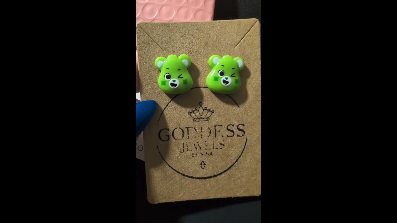 Pack these Care Bear Earrings for an Etsy order with me! 🧸✨