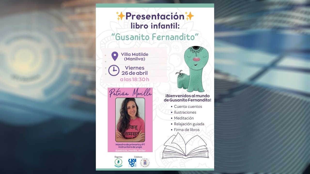 Presentación del libro infantil “Gusanito Fernandito”