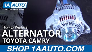 How to Replace New Alternator 97-01 Toyota Camry