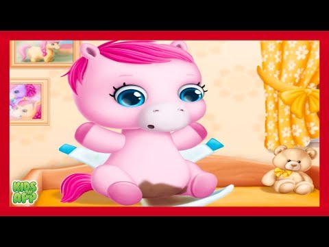 Cutest Pink Baby Pony Stinky Diaper Change - Baby Ponies for Kids By TutoTOONS
