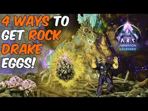 Easiest Way To Get a Rock Drake Egg in ARK Survival Ascended Aberration