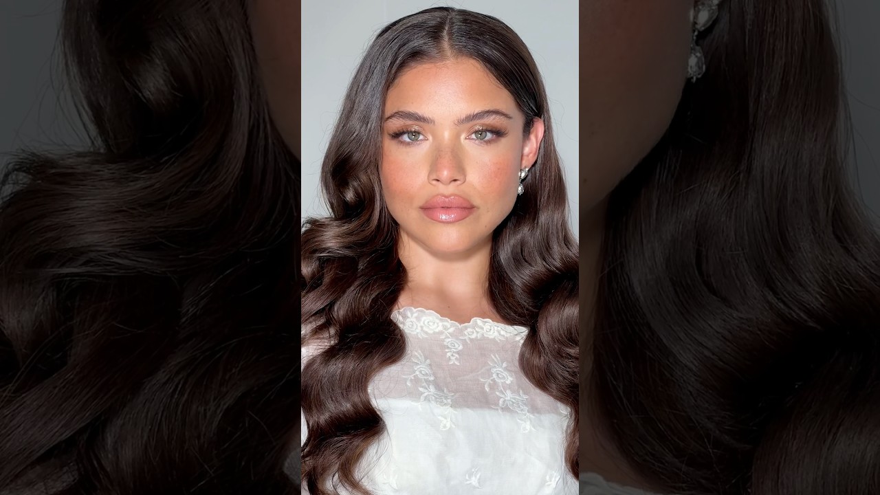 Soft glam bridal makeup 🤍 Would you wear this look? #bridalmakeup #bridalmakeupartist #bridalMUA