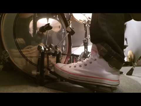 Single Pedal, foot speed exercises ( with music )