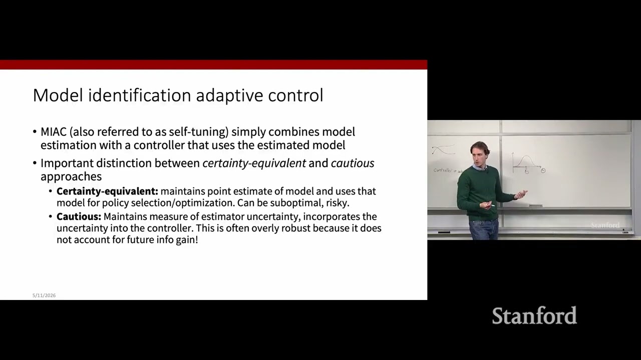 Stanford AA203 Optimal and Learning-Based Control | Spring 2026 | Lecture 14: Intro to IL and RL