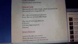 Version of Son of God by VaShawn Mitchell