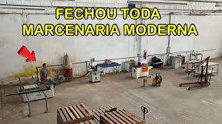 FECHOU TUDO ! Máquinas pra marcenaria moderna!