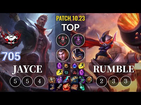 JDG 705 Jayce vs Rumble Top - KR Patch 10.23