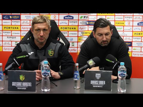 2022-04-05 Sandecja Nowy Sącz - GKS Jastrzębie 2-0 (0-0), pomeczowa konferencja prasowa