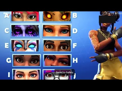 Guess The Eyes From The Skin In Fortnite Challenge