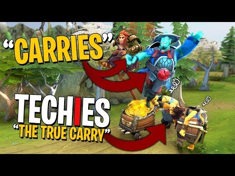 Who Needs Carries When You Have Techies? - DotA 2