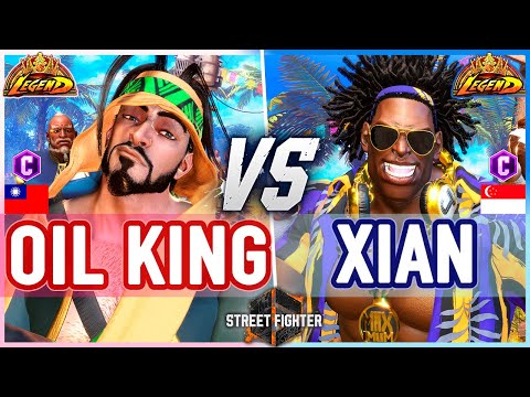 SF6 🔥 Oil King (Rashid) vs Xian (Dee Jay) 🔥 Street Fighter 6