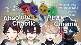 (eng sub) ZERO Survival Instinct w/ Akina, Soma, Kanato, Kaisei 🏔️ Nijisanji PEAK Funny Moment is on