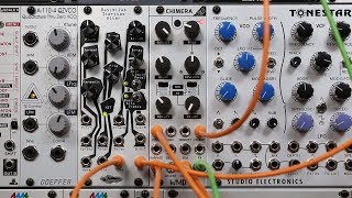 Video thumbnail for WMD Chimera Metallic Percussion Synthesizer Module by Perfect Circuit