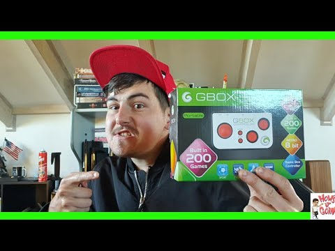 Hillboy55 unboxes the G-BOX 8 Bit portable game console