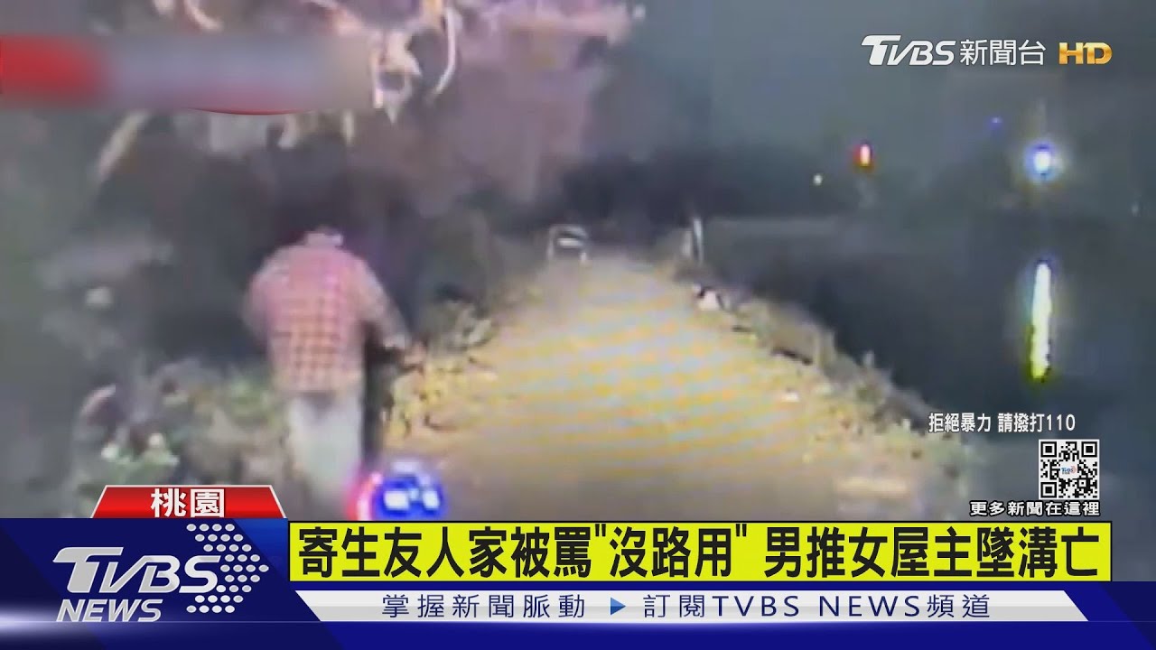 寄生友人家被罵「沒路用」 男推女屋主墜溝亡