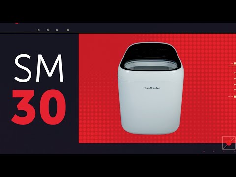SnoMaster - 12Kg/24Hr Counter-Top Bullet Type Ice-Maker (SM30)