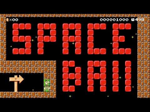 Rhythm Heaven: ♪Spaceball♪ by § Evan Lin - Super Mario Maker 2 - No Commentary 1ca