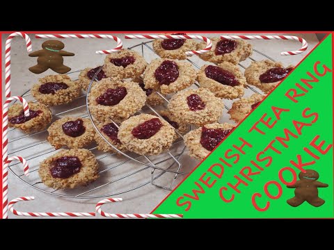 Classic Christmas Swedish Jam Thumbprint Cookie Recipe