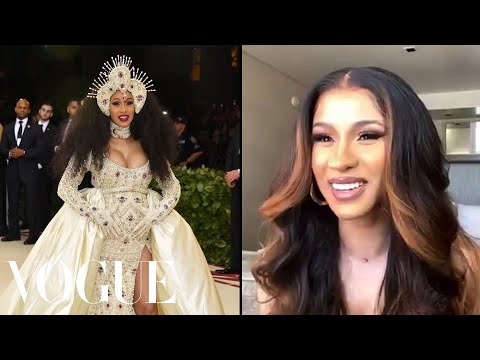 Cardi B Breaks Down Her 2018 Met Gala Look (ft. Jeremy Scott) | Vogue