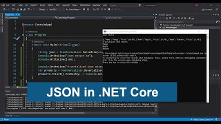 C# JSON  in Visual Studio 2019 Getting Started