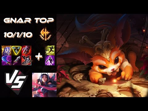 TOP Gnar vs Irelia - EU Challenger Patch 25.23