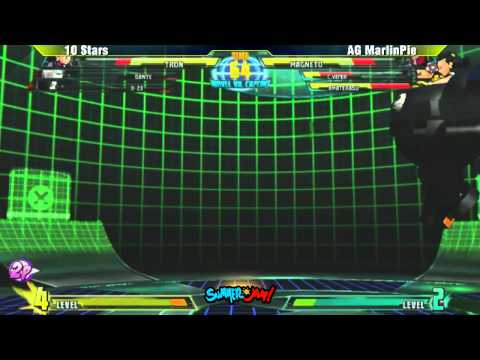 10Stars vs AG MarlinPie MVC3 Top 8 - GVN Summer Jam 5