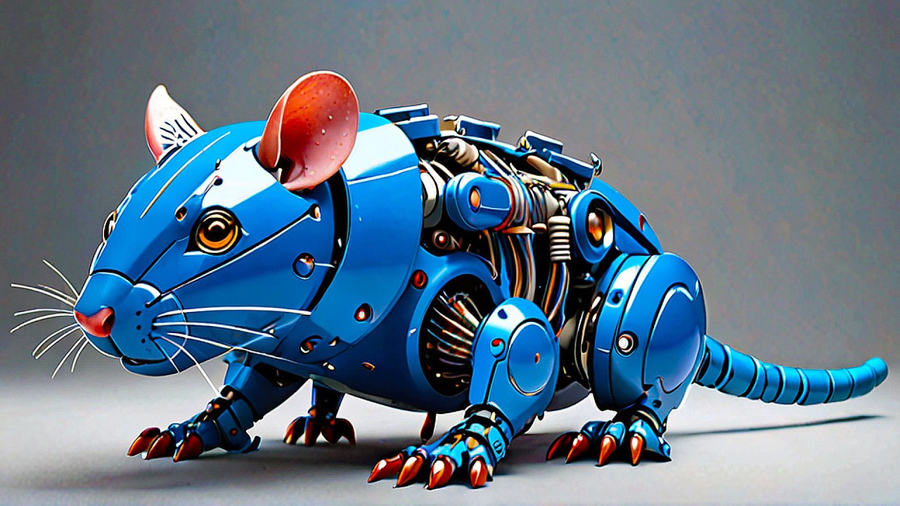 Blender with Stable Diffusion XL Tutorial - Robot rat